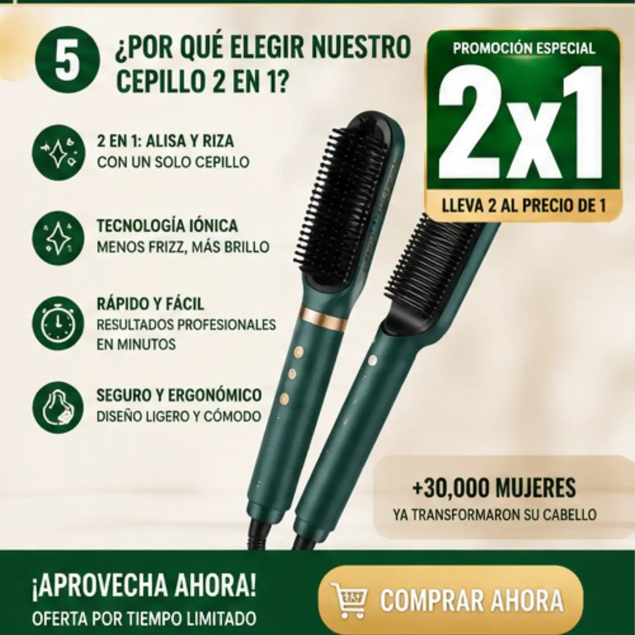 StylePro — Alisa, riza y seca en un solo paso