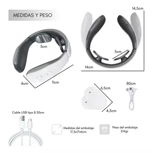 Masajeador de Cuello y Espalda ✅Alivia tu cuello ahora mismo