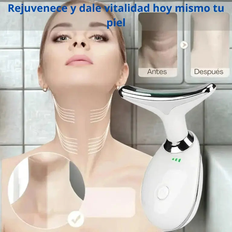 GlowPro 3 en 1 - Limpia, tonifica y masajea tu rostro