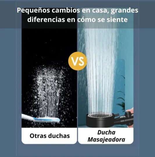 Cabezal Ducha Alta Presión Masajeador ✨ El spa llegó a casa.