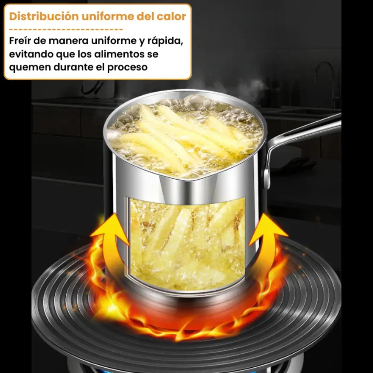 FryMaster Pro - Fríe sin salpicaduras y sin desperdiciar aceite