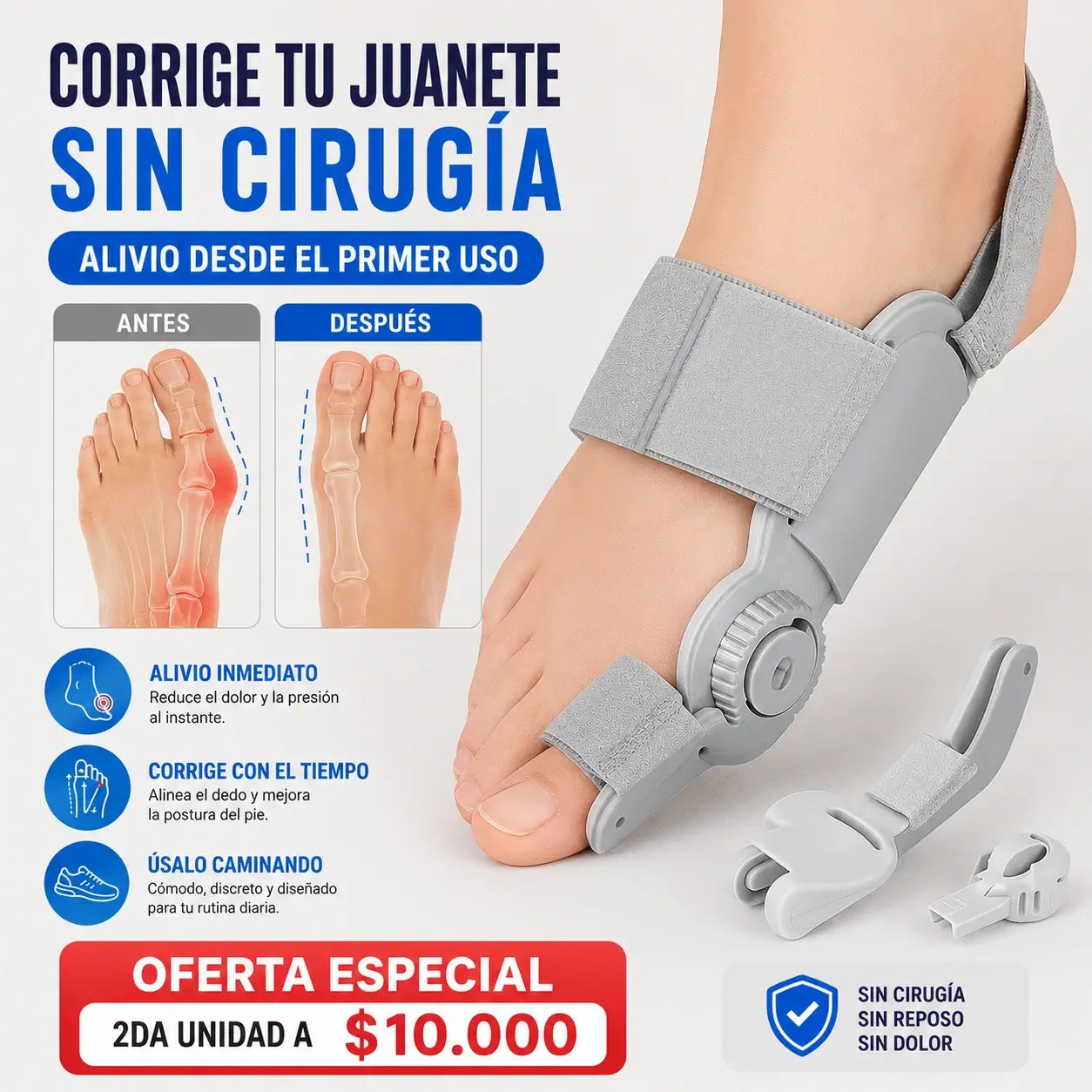 PodoCor - Corrige juanetes mientras haces tu vida normal