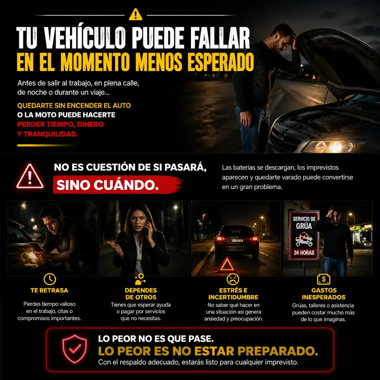 PowerRescue Pro - Tu auto arranca en segundos, sin ayuda