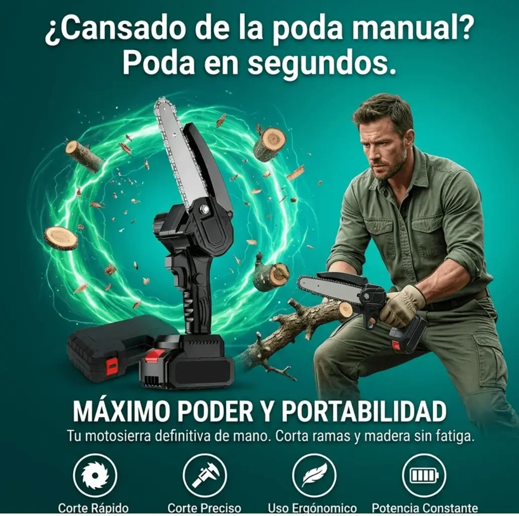 PowerCut Mini - Corta, poda y recorta sin cansarte ni ensuciarte