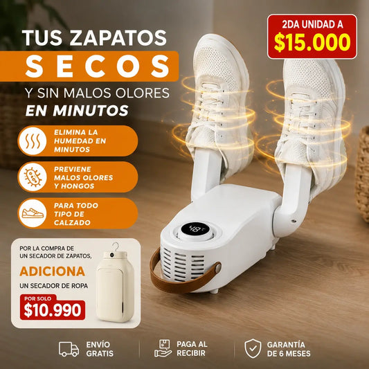 AirDry Pro - Adiós al olor, hola a zapatos siempre listos