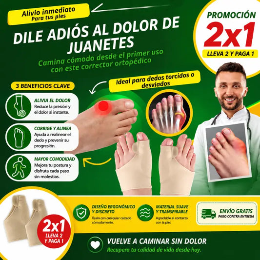 SoftStep - Protege y alivia el dolor de juanetes todo el día