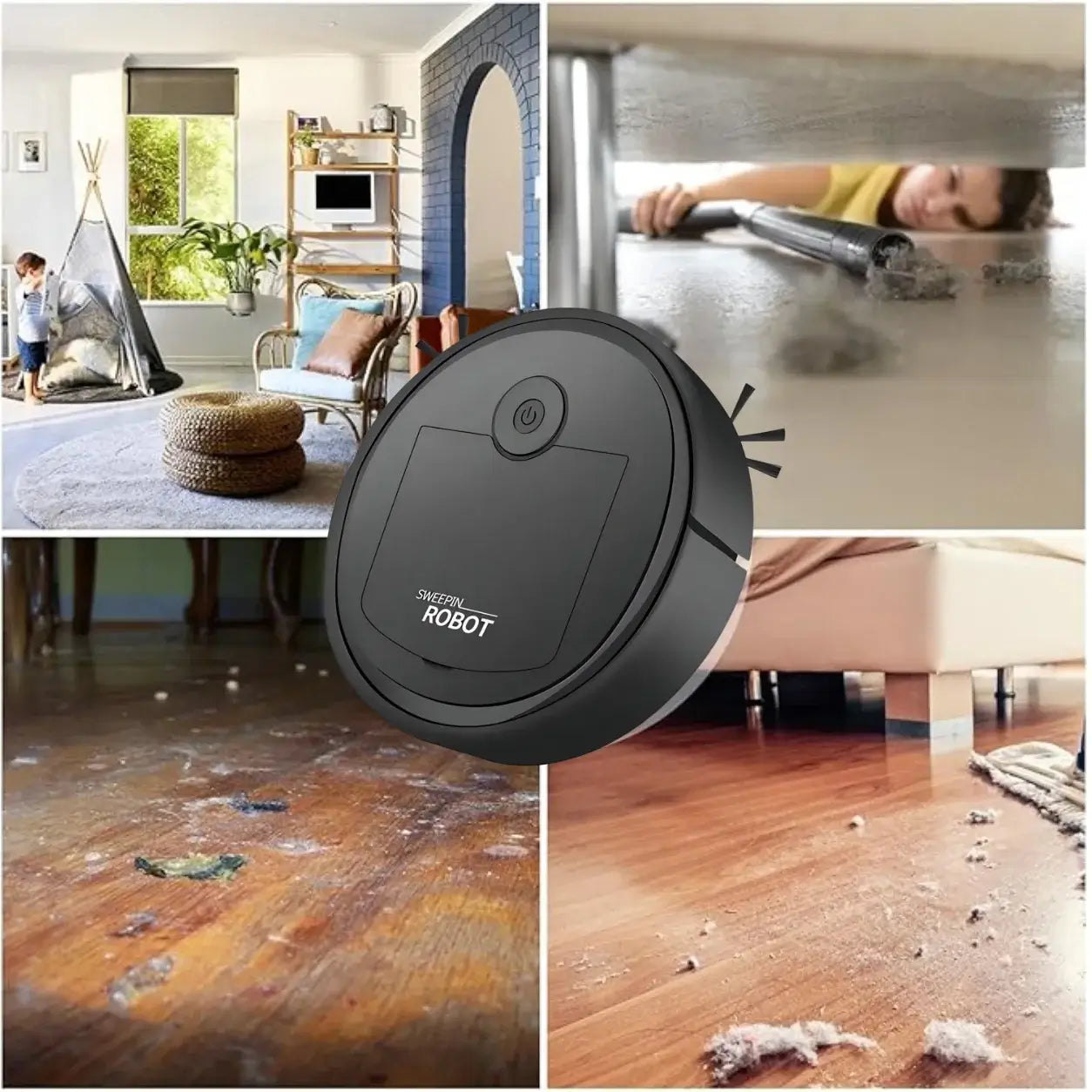 CleanBot Pro - Silenciosa, delgada y siempre lista para limpiar