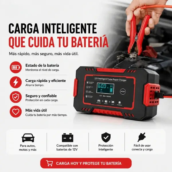 AutoVolt - El cargador que cuida tu batería todo el año