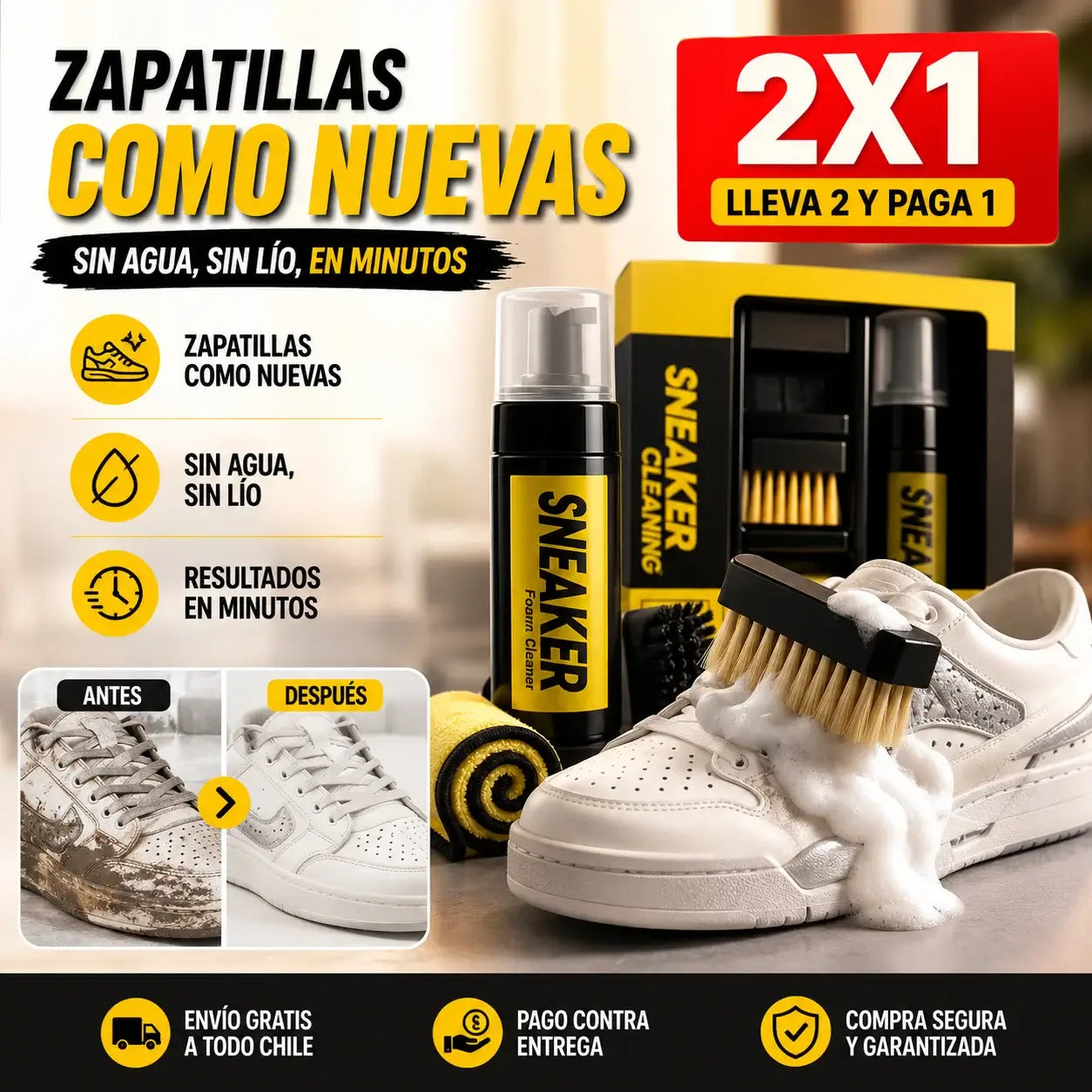 PureStep - Limpieza Profunda Sin Agua ni Esfuerzo