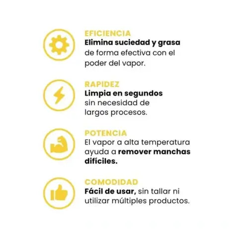 SteamPro - Limpia a fondo sin químicos en 3 minutos