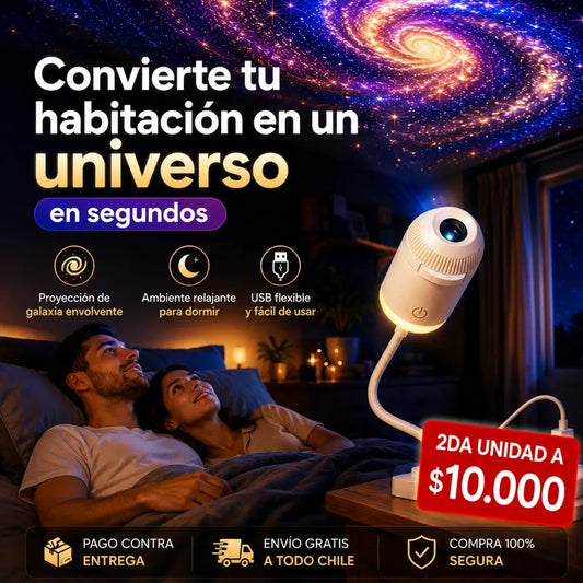 AuroraPortátil - Lleva tu propia galaxia a donde vayas