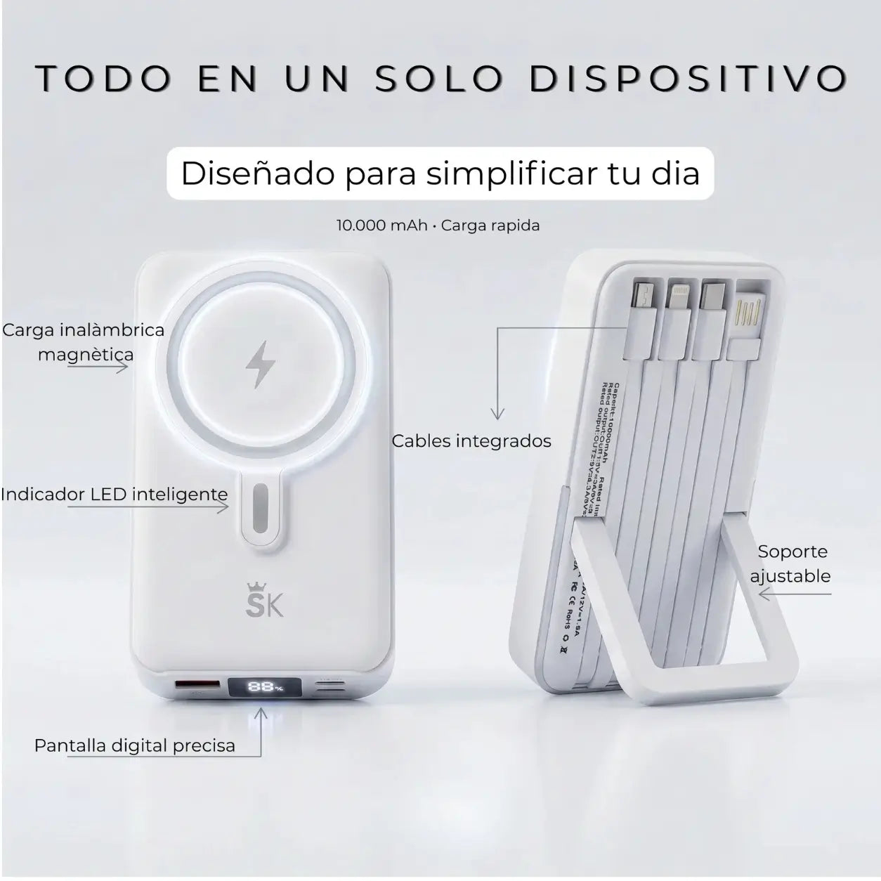 MagPower Go - Carga rápida sin buscar enchufe