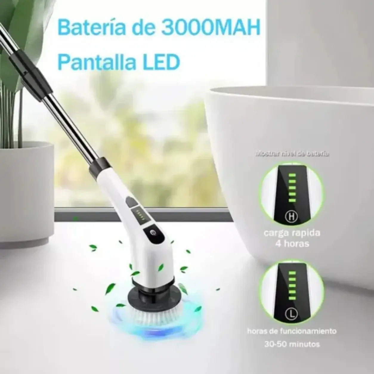 CleanSpin - Elimina el mugre difícil sin doblar la espalda