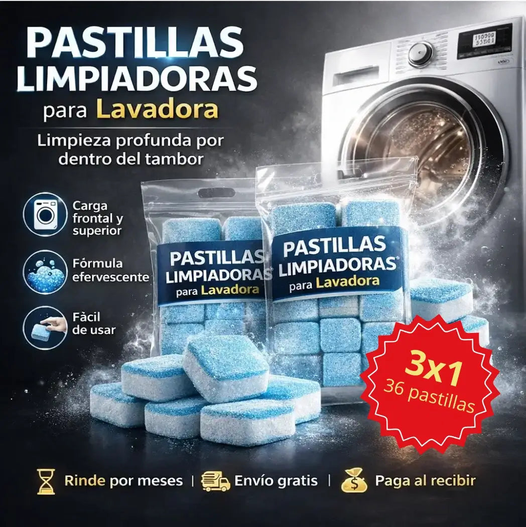 CleanCycle - Limpia y desinfecta el tambor que lava tu ropa