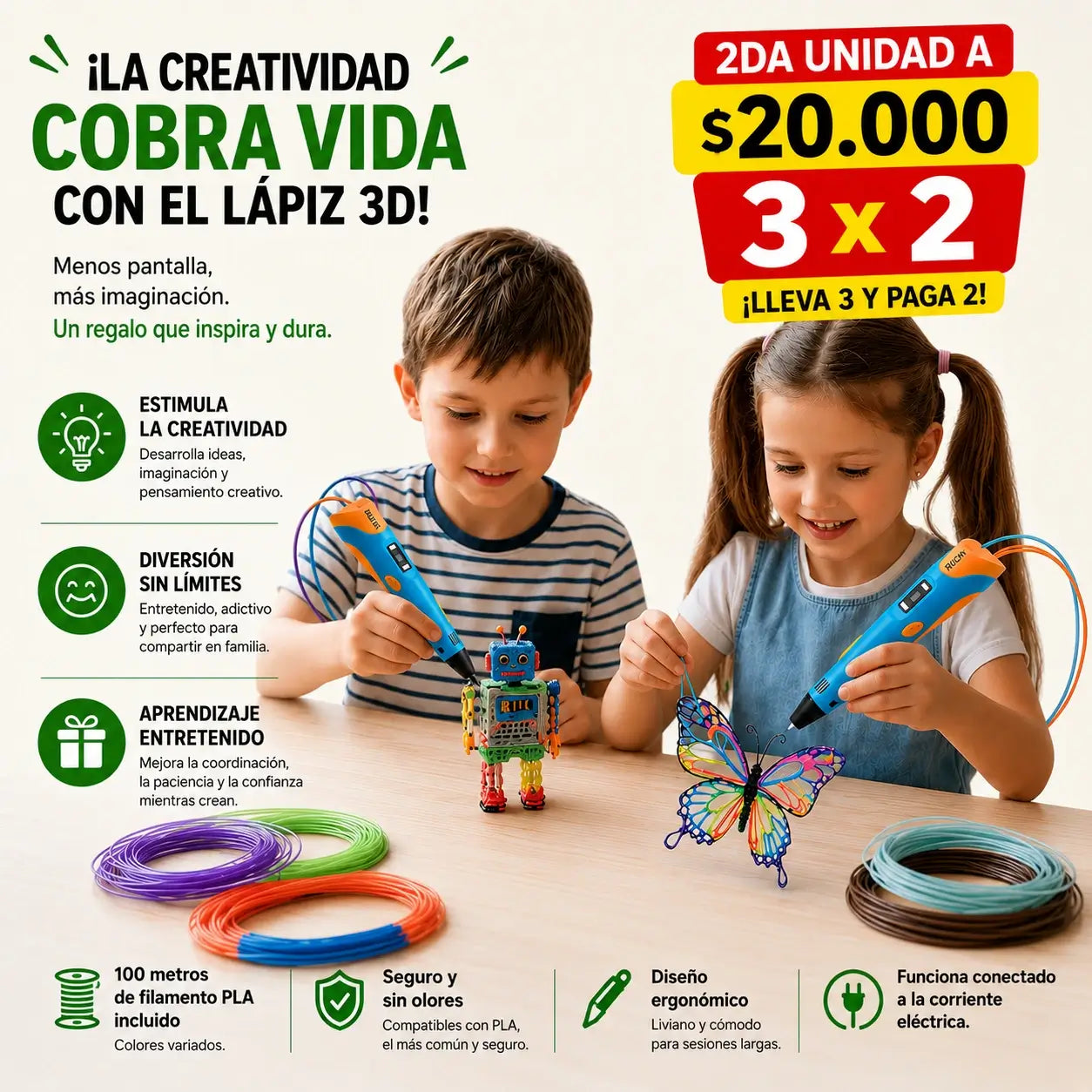 ArtePen 3D - Convierte tus ideas en figuras reales