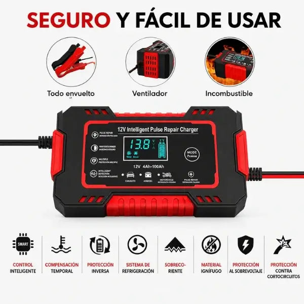 AutoVolt - El cargador que cuida tu batería todo el año