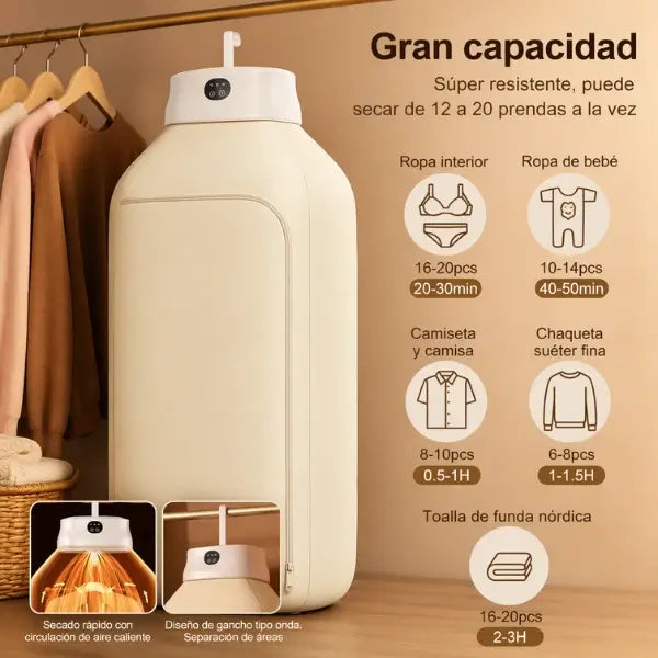 PocketDry - La secadora que cabe en tu maleta