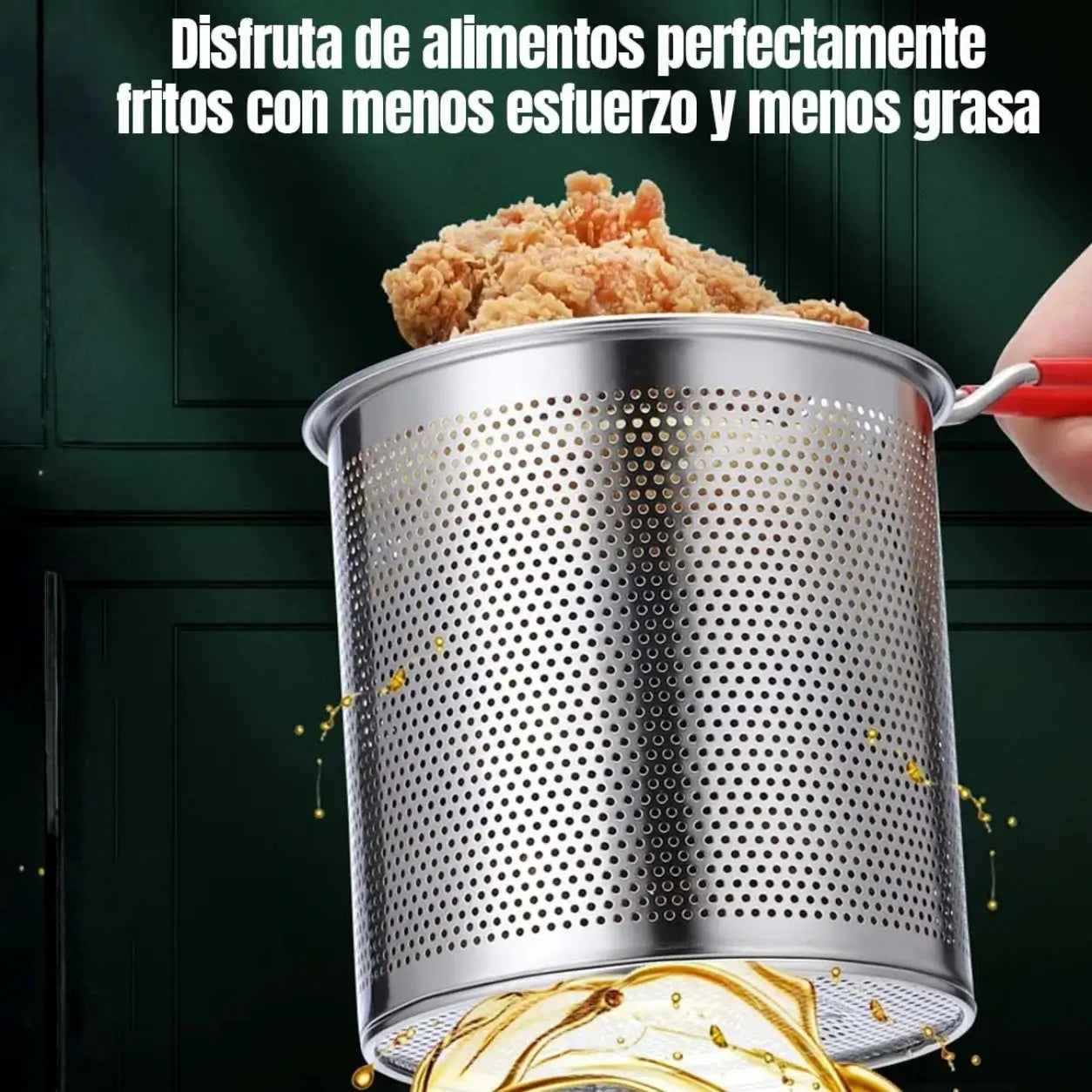 FryMaster Pro - Fríe sin salpicaduras y sin desperdiciar aceite