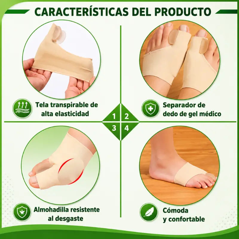 SoftStep - Protege y alivia el dolor de juanetes todo el día