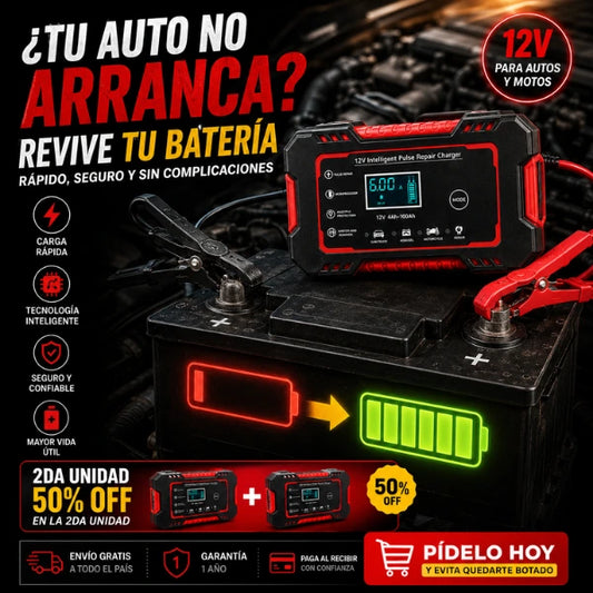 AutoVolt - El cargador que cuida tu batería todo el año
