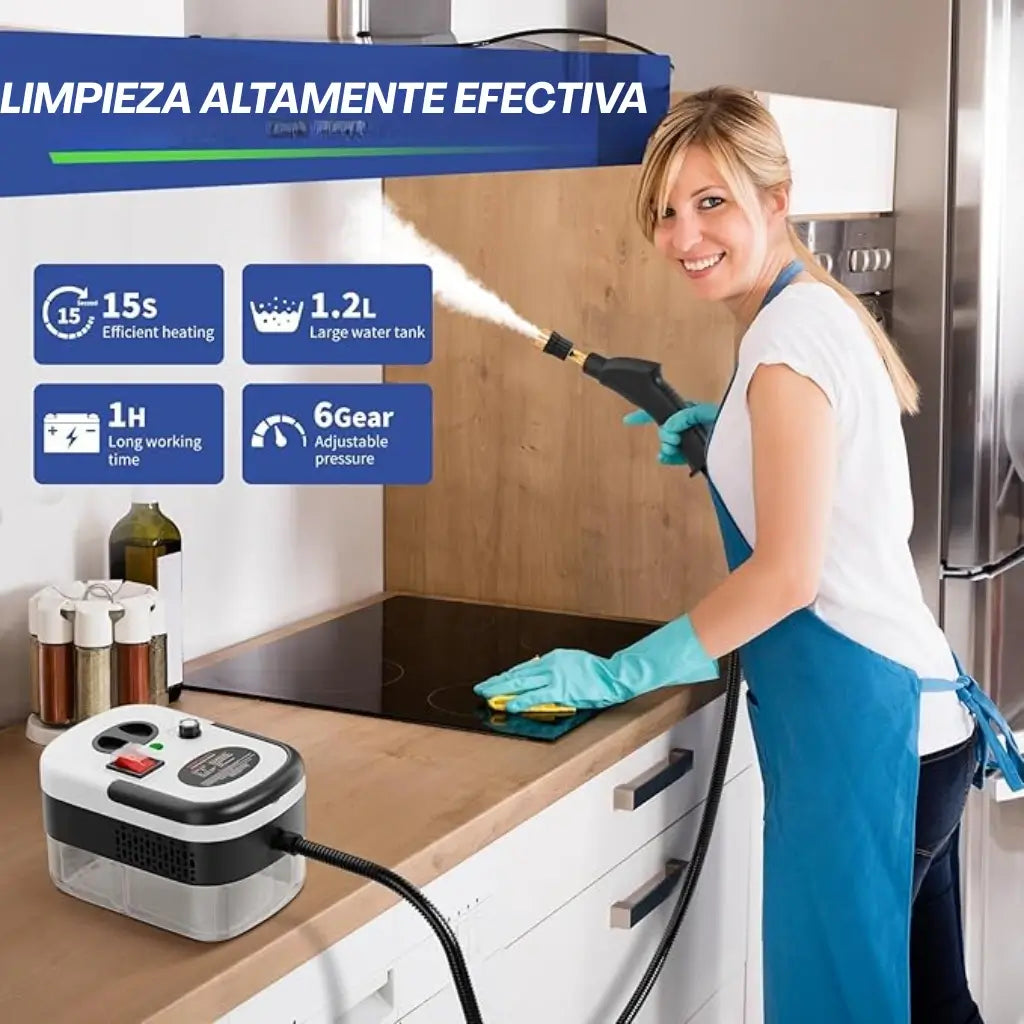 VaporClean - Elimina el 99% de las manchas con solo agua