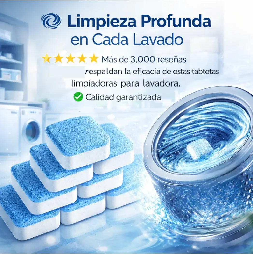 CleanCycle - Limpia y desinfecta el tambor que lava tu ropa