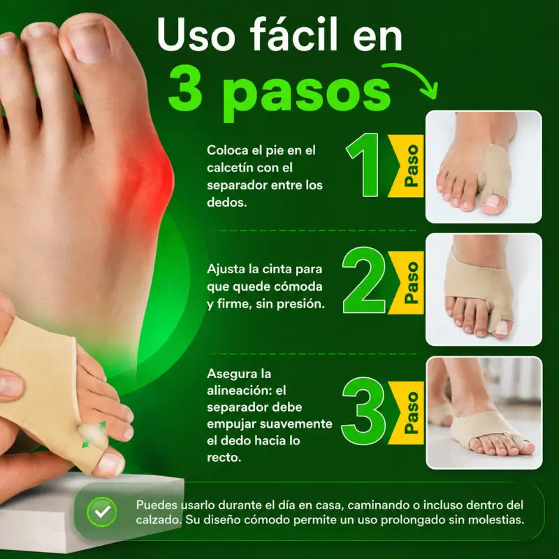 SoftStep - Protege y alivia el dolor de juanetes todo el día