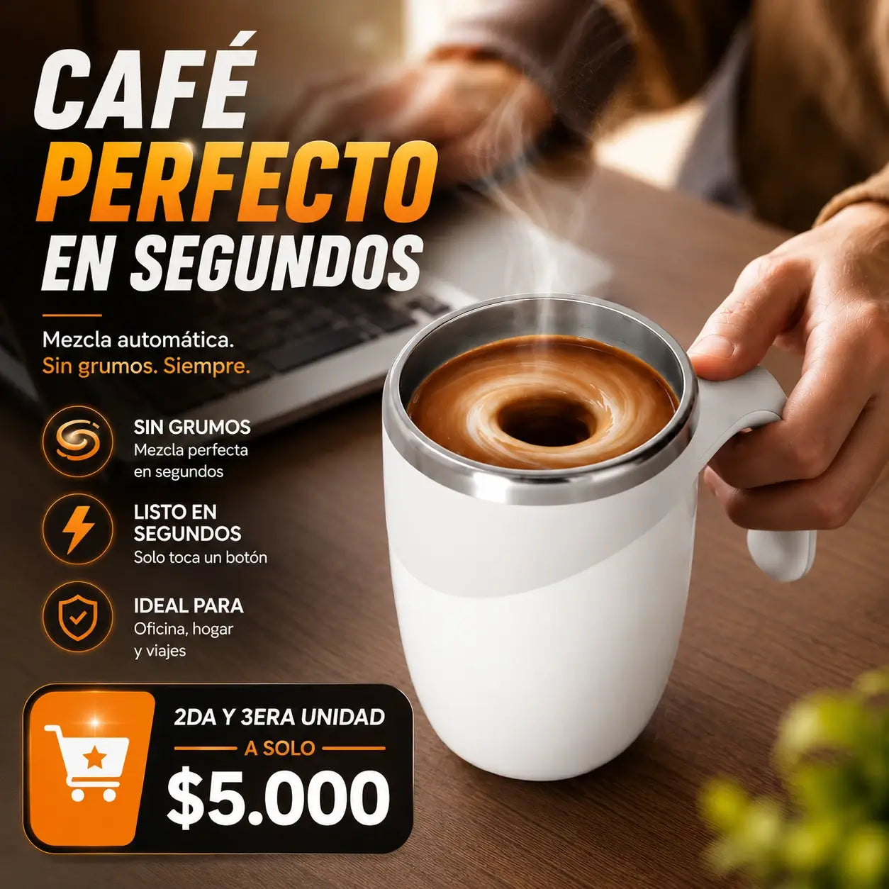MixCup - Tu café listo en 6 segundos, sin cuchara