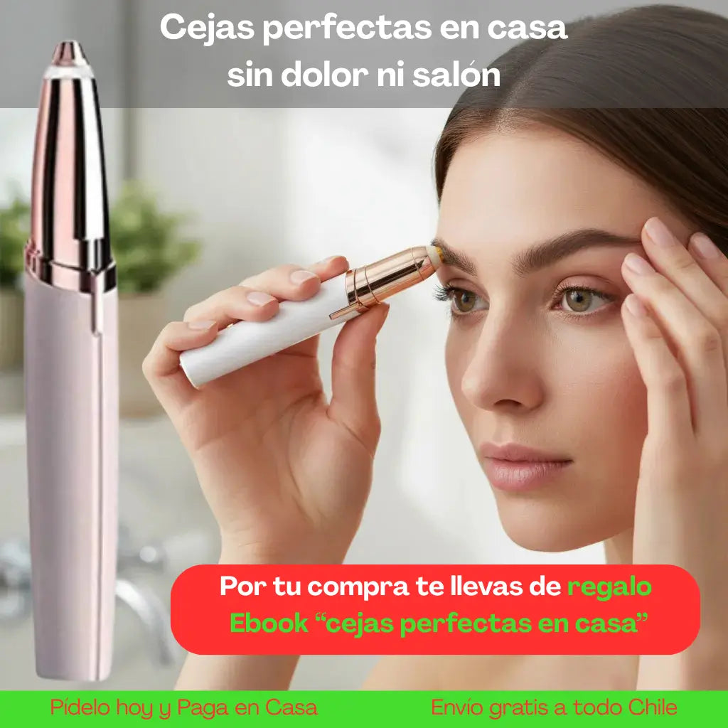 Depilador de cejas perfilador - Cejas perfectas fácil, rápido y sin dolor.