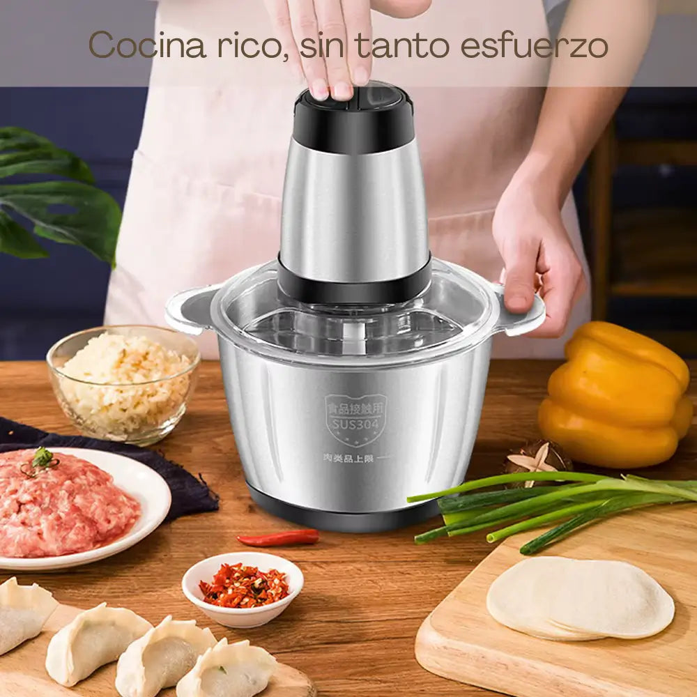 Picadora Eléctrica Dos Velocidades -  Tu cocina más fácil, tu familia más feliz