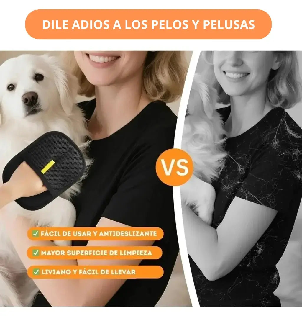 Guante Quita Pelusa 🔥El favorito de dueños peludos