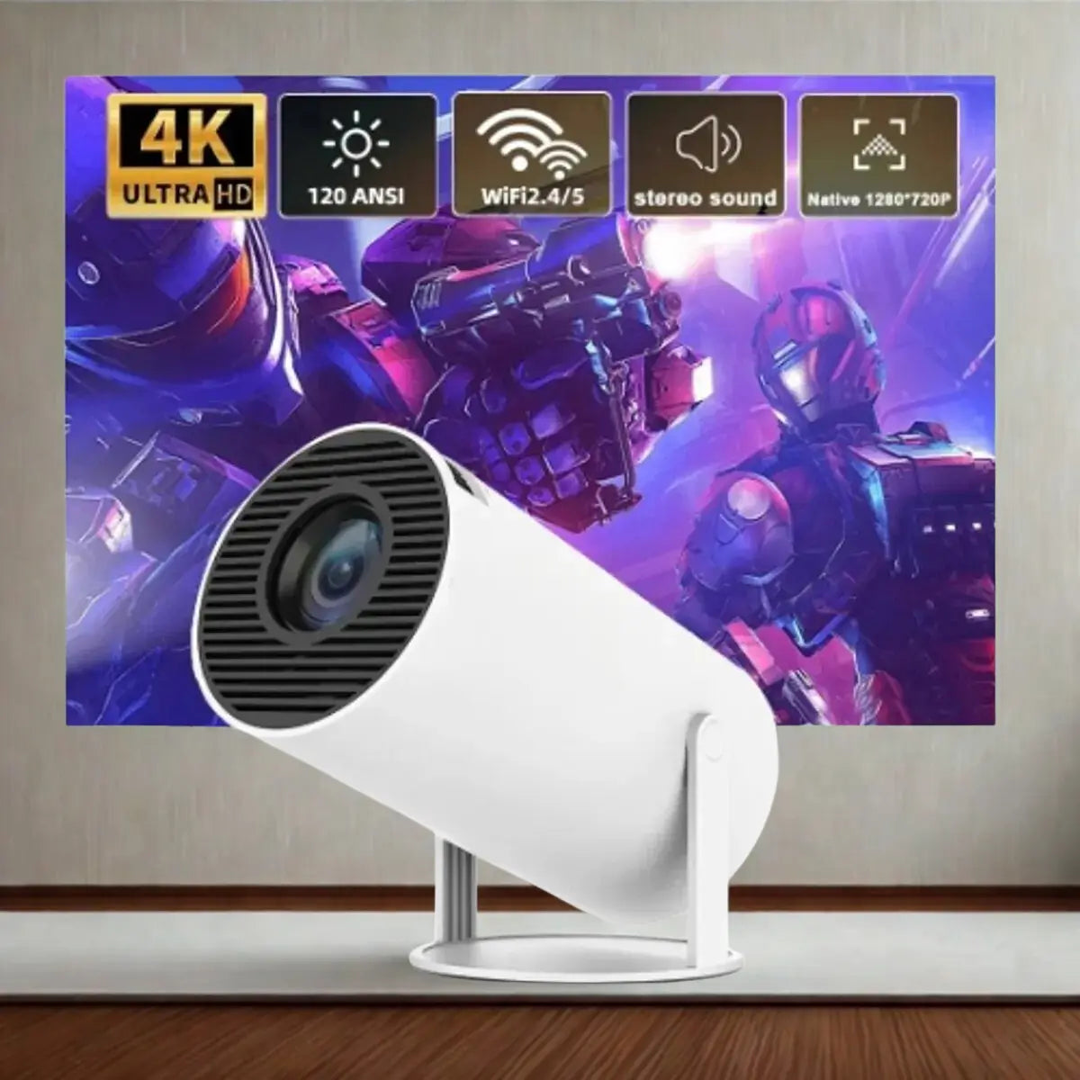 Proyector Inalámbrico 🔥 Cine en casa: proyecta, relájate y disfruta