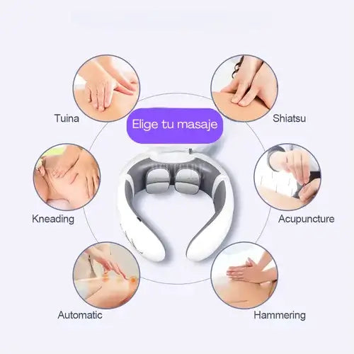 Masajeador de Cuello y Espalda ✅Alivia tu cuello ahora mismo