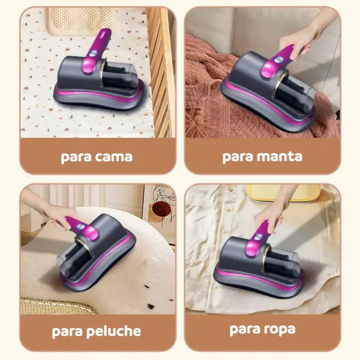Aspiradora Profunda Eliminación Ácaros 🔥 Hogar limpio, familia más sana