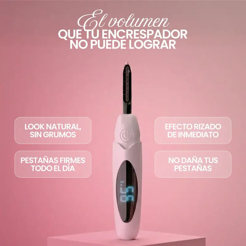 Rizador Térmico Digital 🔥 El secreto de miradas perfectas