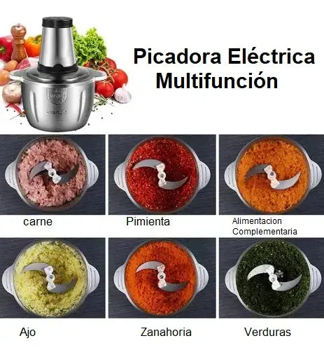 Picadora Eléctrica Dos Velocidades -  Tu cocina más fácil, tu familia más feliz