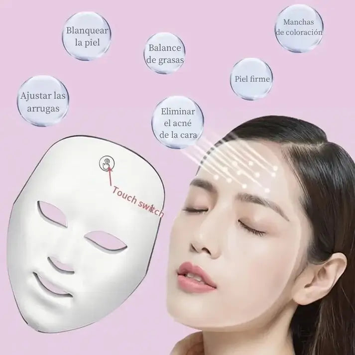 Mascaras De Terapia Facial Led ⚡El secreto de la piel joven