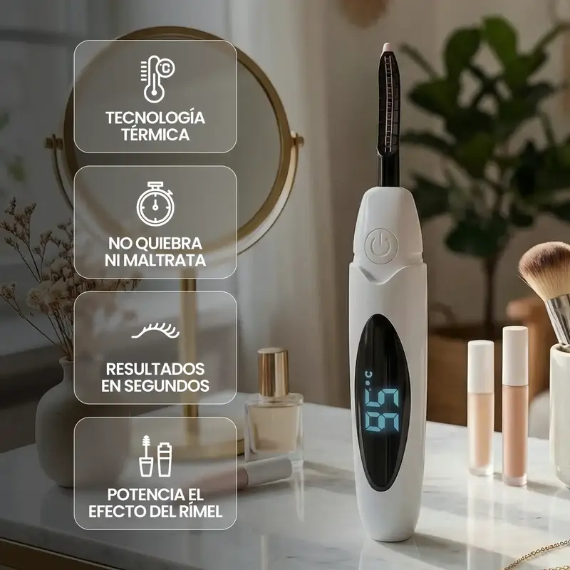 Rizador Térmico Digital 🔥 El secreto de miradas perfectas