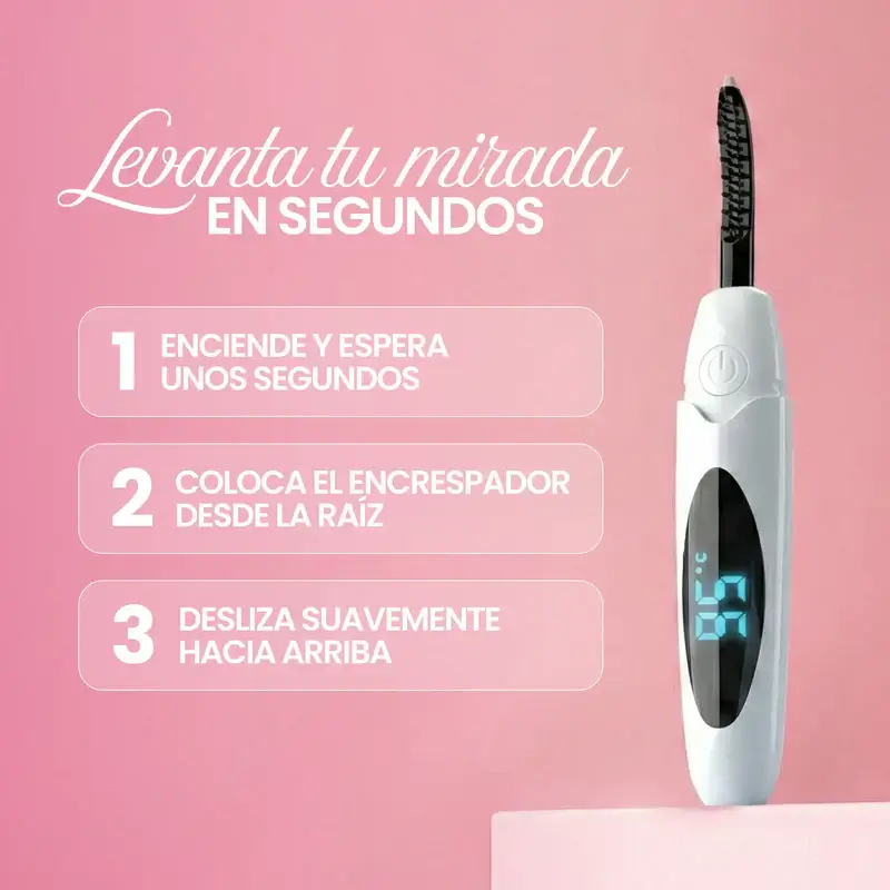 Rizador Térmico Digital 🔥 El secreto de miradas perfectas