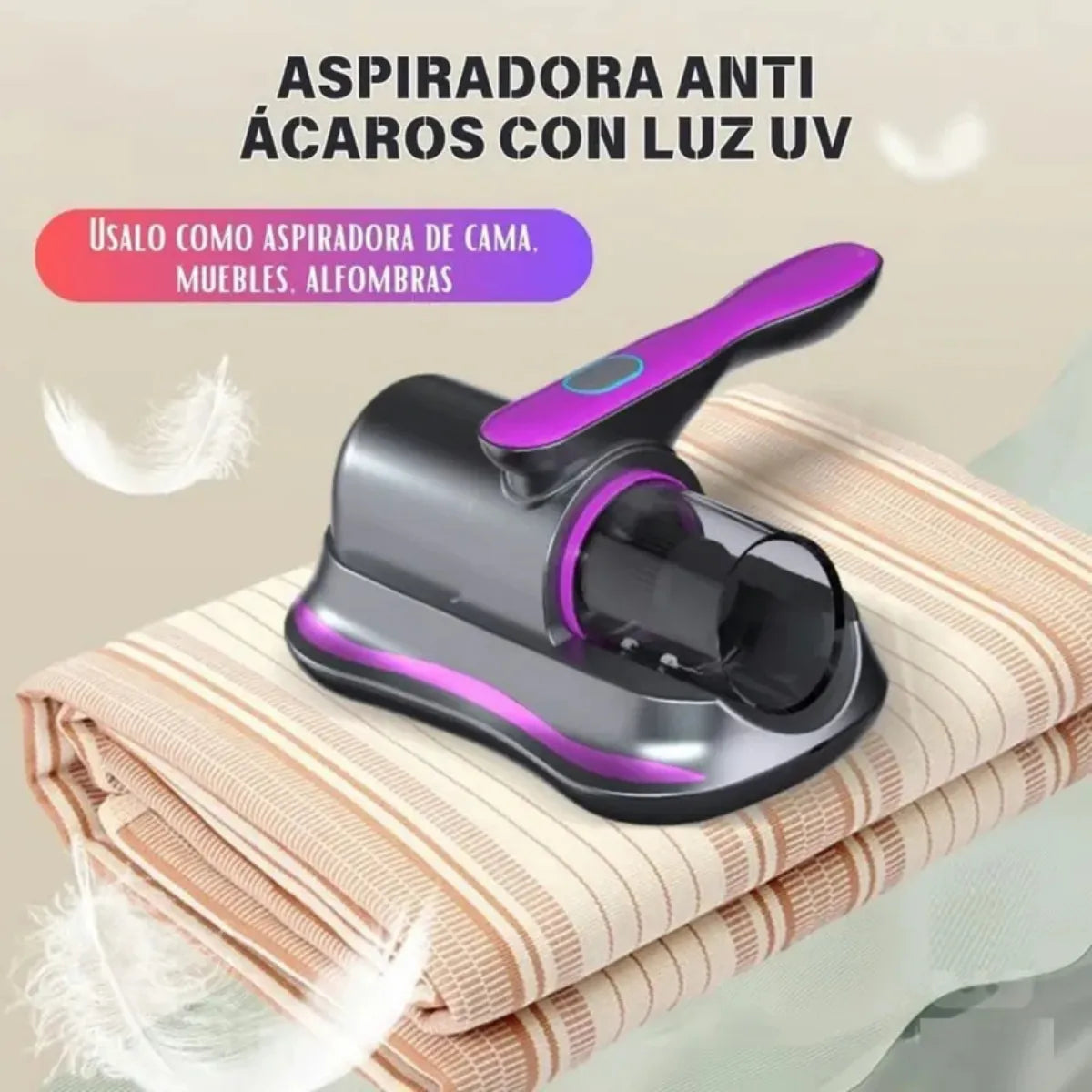 Aspiradora Profunda Eliminación Ácaros 🔥 Hogar limpio, familia más sana