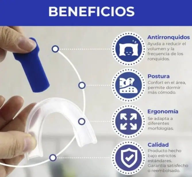DreamShield - Duerme tranquilo, sin ronquidos ni tensión dental