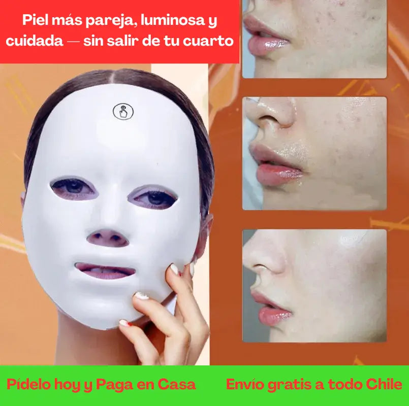 Mascaras De Terapia Facial Led ⚡El secreto de la piel joven