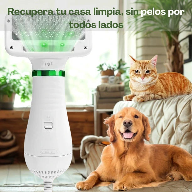 Secador de Pelo Para Mascotas ✅Seca y cepilla al mismo tiempo