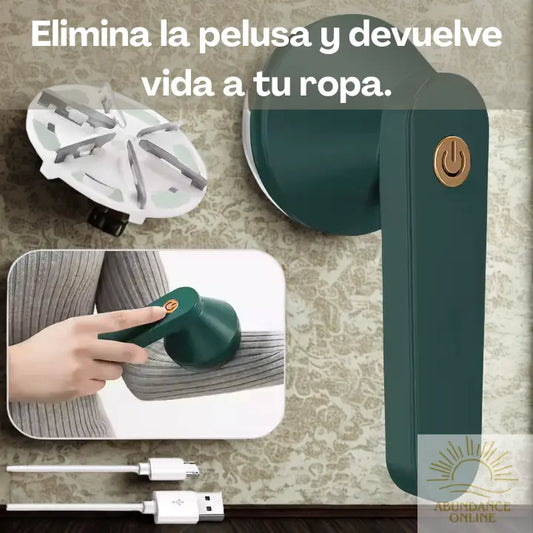 Removedor Pelusa Recargable - Dile adiós a las pelusas y usa tu ropa como nueva