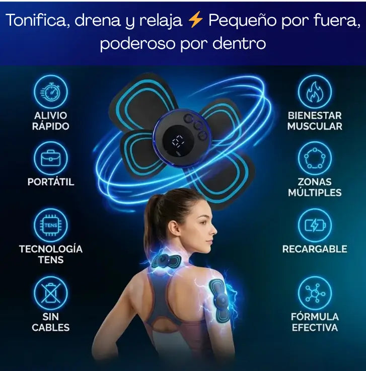 Mini Masajeador de Pulso ⚡ Masaje profesional sin salir casa