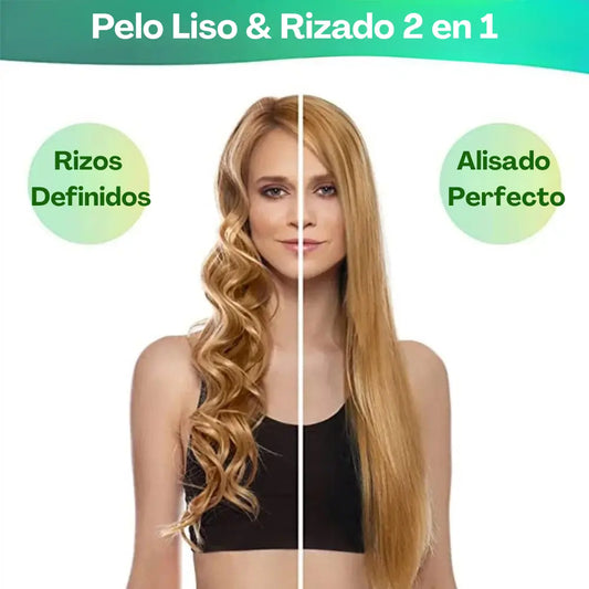 Cepillo Alisador Rizador Multifuncional ✨ Peluquería en tu propia casa